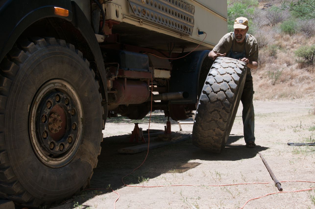 Reifenwechsel unterwegs
